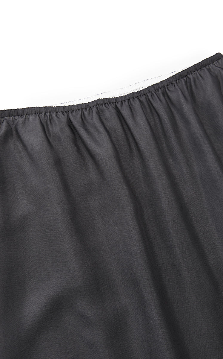 Skirt / JNBY Silk Crepe De Chine Layered Midi Skirt