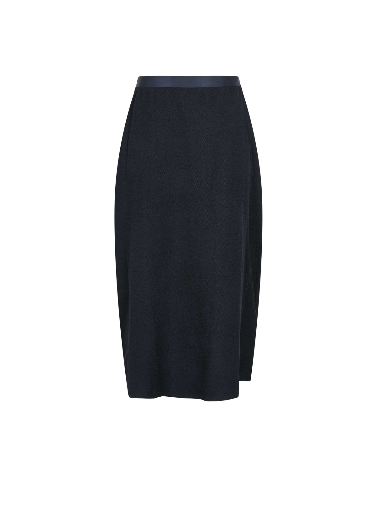 Skirt / JNBY A-Line Cotton Blend Long Skirt Navy-2