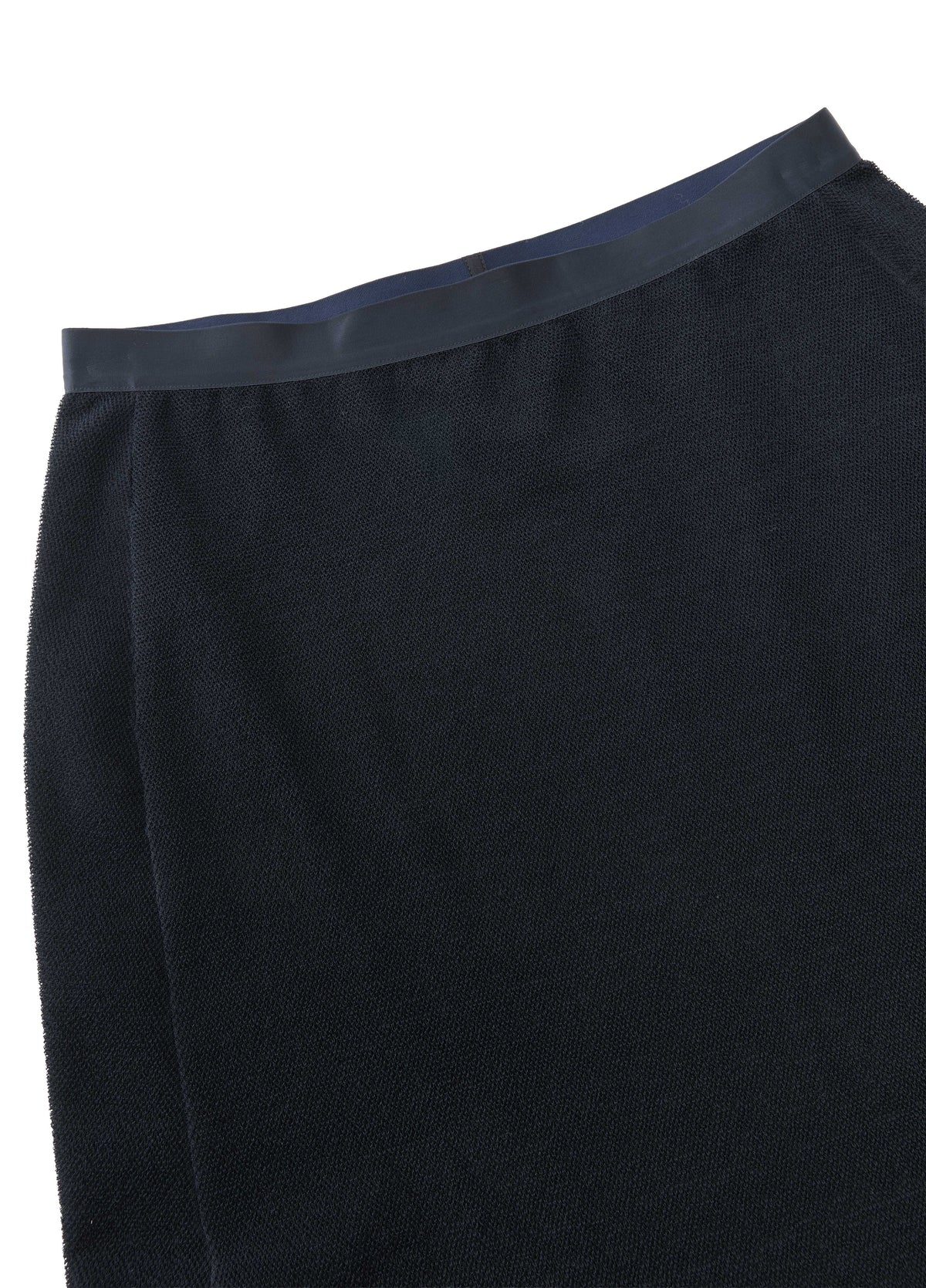 Skirt / JNBY A-Line Cotton Blend Long Skirt Navy-2