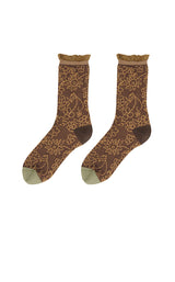 Socks / JNBY Floral Mid-Calf Socks