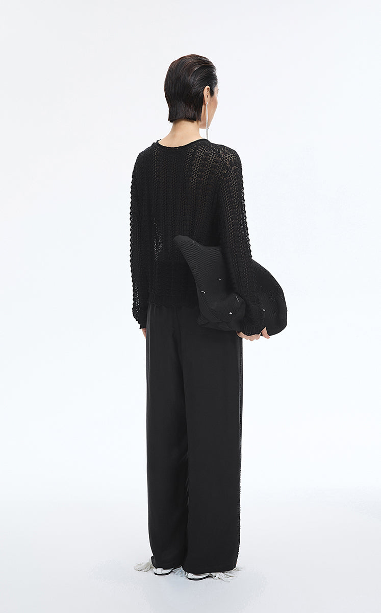 Sweater / JNBY Delicate Collar Cotton Jacquard Pullover