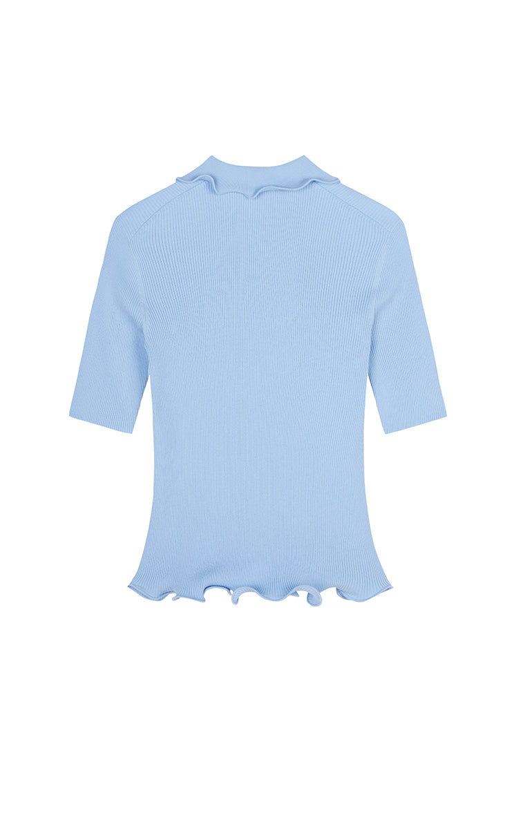 Sweater / JNBY Fitted Twist Cotton Blend Pullover