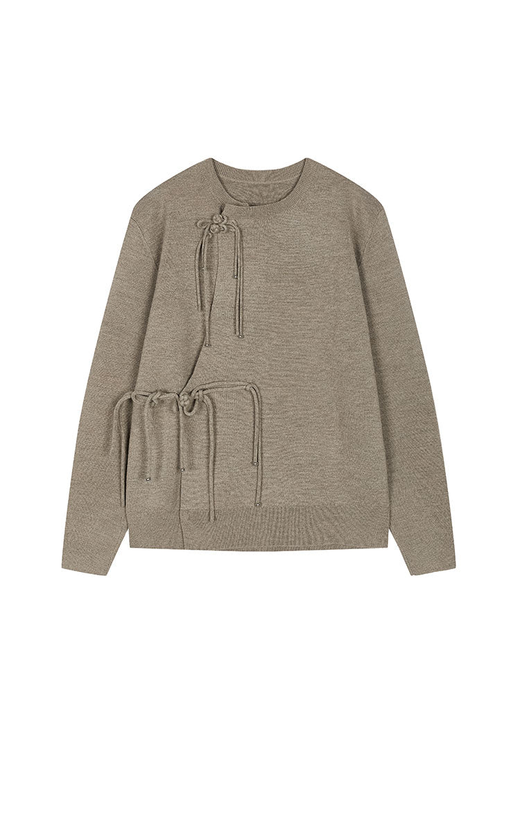 Sweater / JNBY O-Shape Mid-Length Wool Blend Cardigan