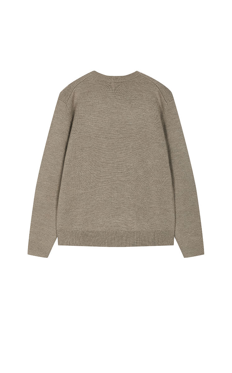Sweater / JNBY O-Shape Mid-Length Wool Blend Cardigan