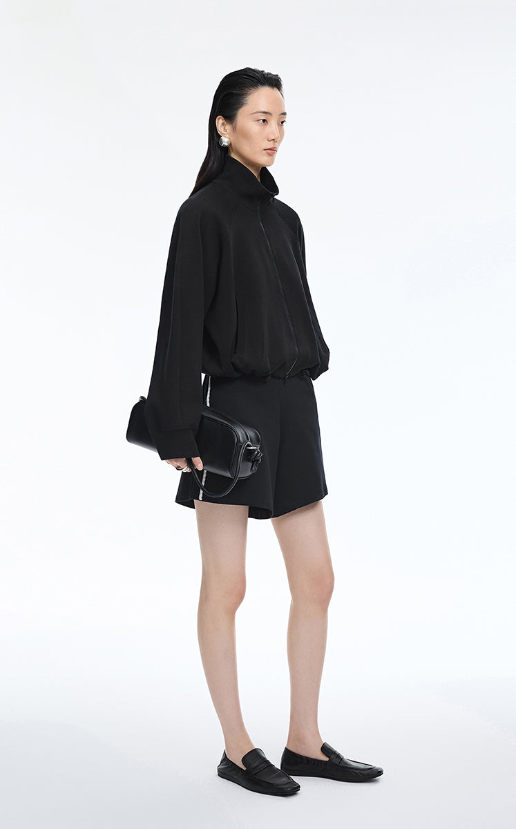 Sweater / JNBY Oversized Cotton Blend Raglan Sleeve Cardigan