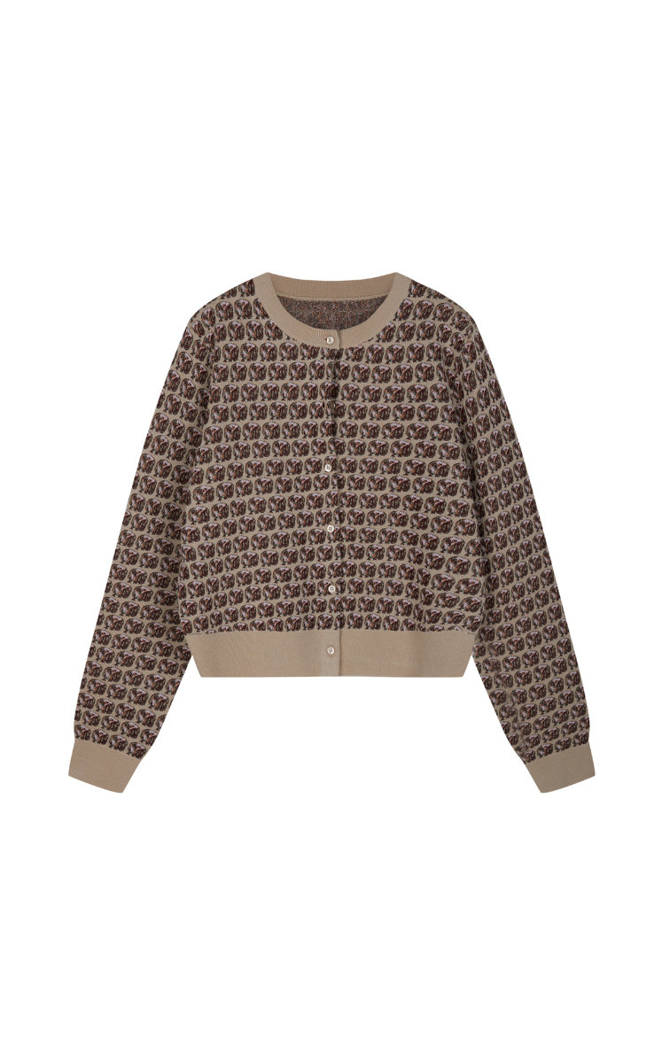 Sweater / JNBY Pop Owl H-Shape Cardigan