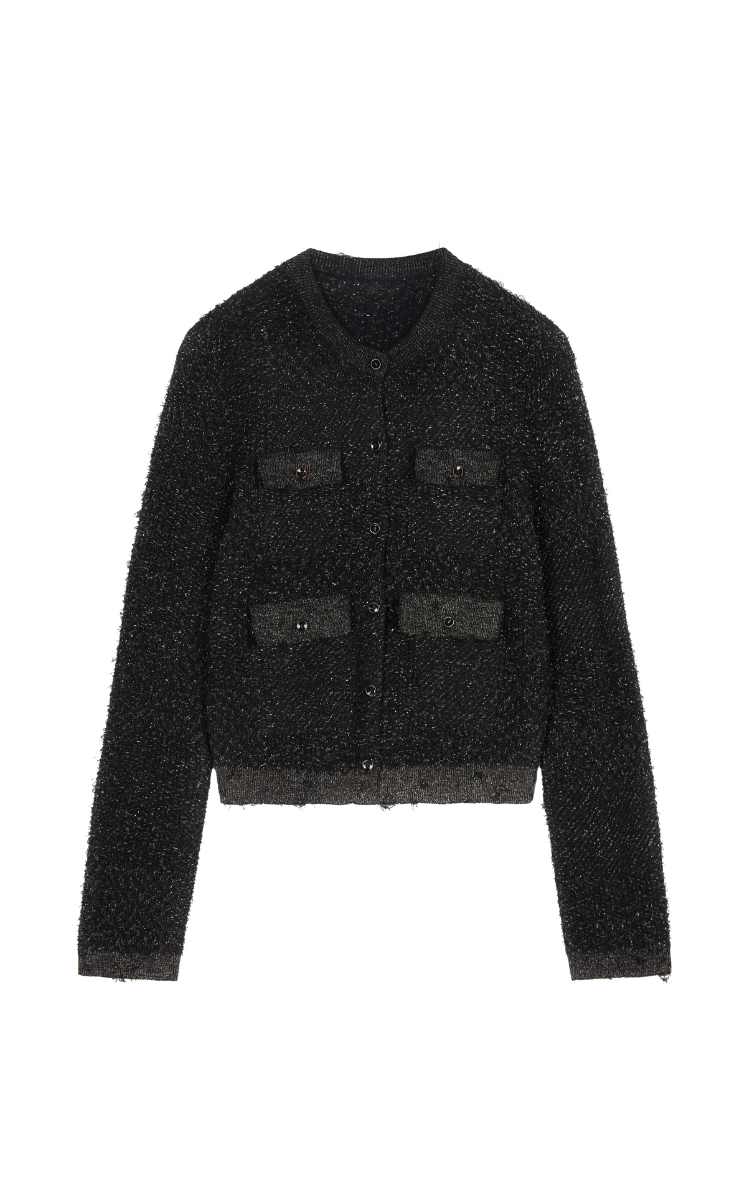 Sweater / JNBY Slim Fit Cropped Cardigan