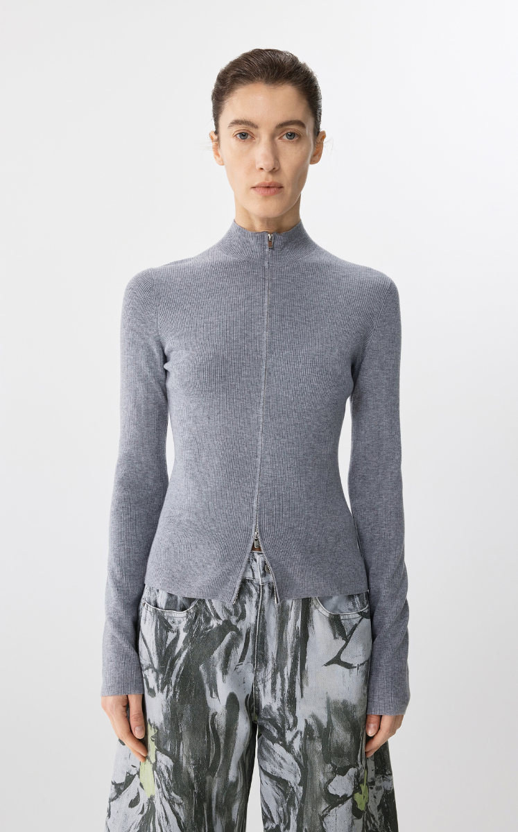 Sweater / JNBY Slim Fit Wool-blend Cardigan