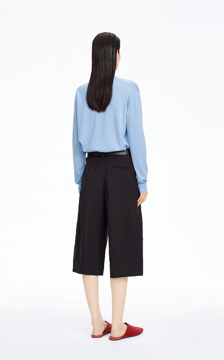 Sweater / JNBY V-neck Cashmere Wool Blend Pullover