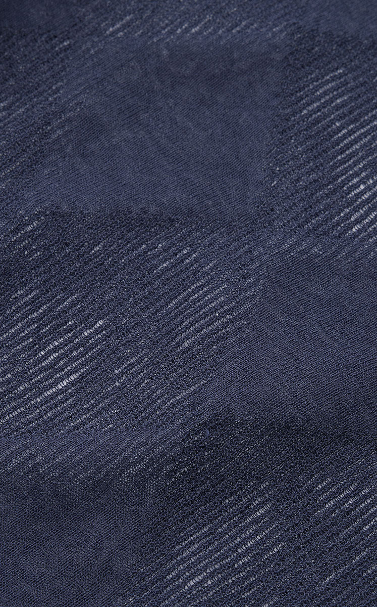 Sweater / JNBY Cotton Blend V-Neck Textured Knit