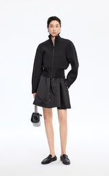 Sweatshirt / JNBY Cropped Air-Layer Sweatshirt