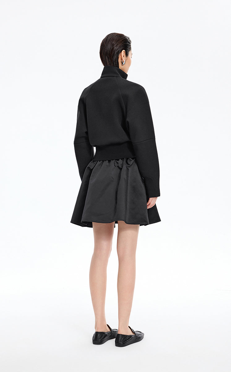 Sweatshirt / JNBY Cropped Air-Layer Sweatshirt