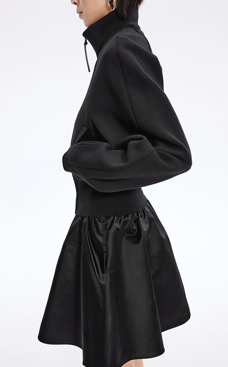 Sweatshirt / JNBY Cropped Air-Layer Sweatshirt
