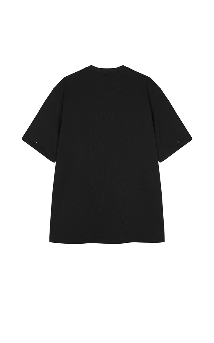 T-Shirt / JNBY Beaded Cotton Oversized Short Sleeve T-Shirt