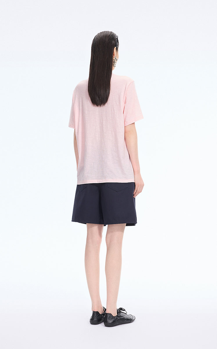 T-Shirt / JNBY Botanical Floral Graphic Cotton Tee