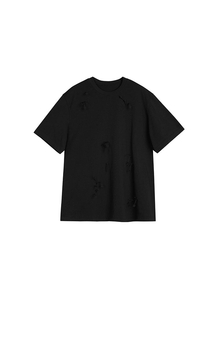 T-Shirt / JNBY Sculptural Fringe Floral Tee