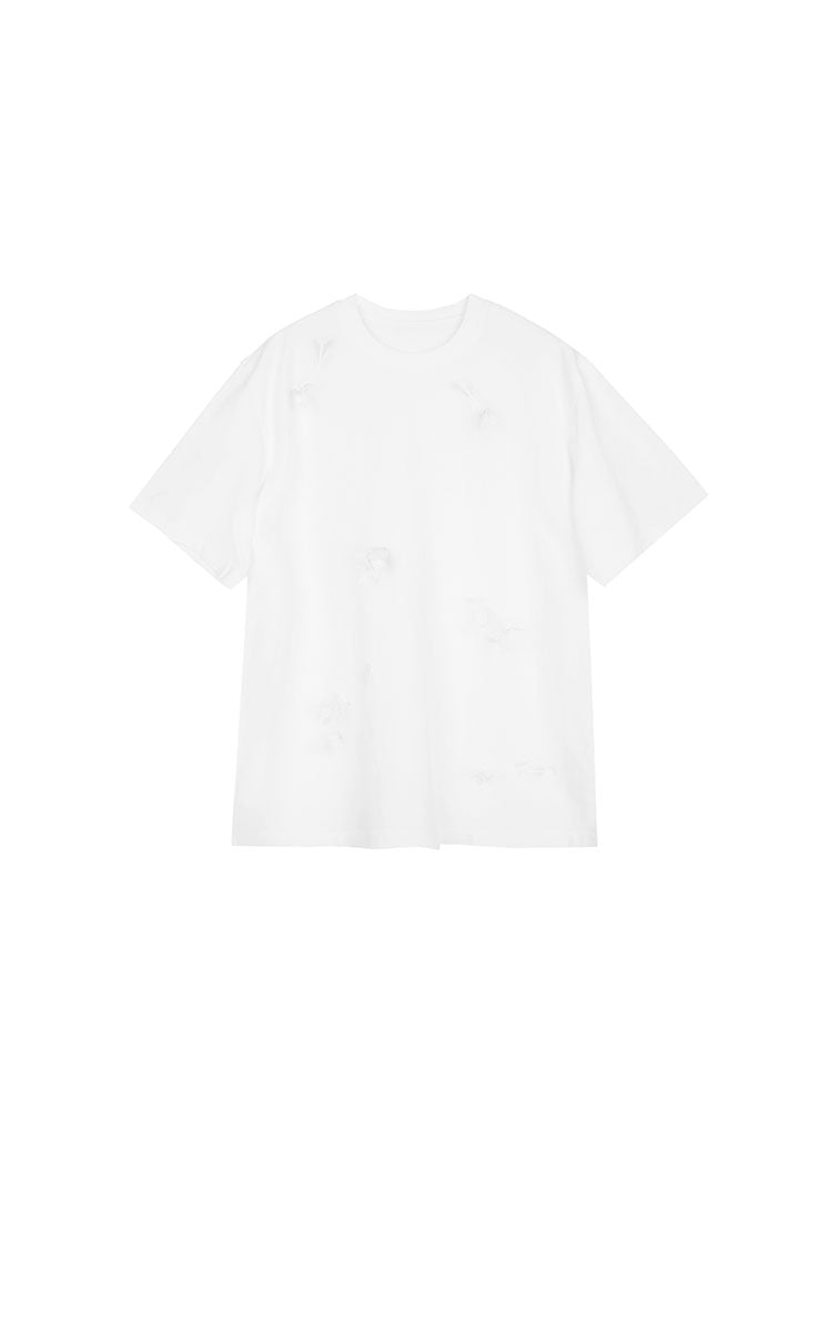 T-Shirt / JNBY Sculptural Fringe Floral Tee