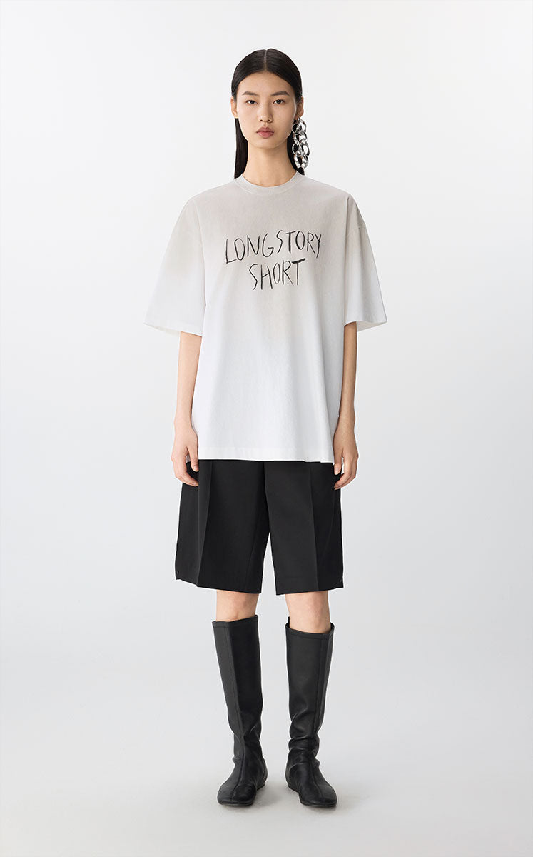 T-Shirt / JNBY Statement Graphic Tee White