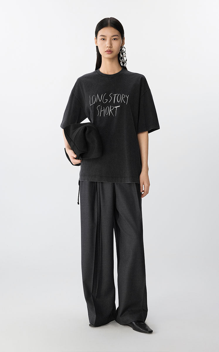 T-Shirt / JNBY Statement Graphic Tee Black