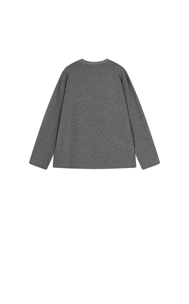 T-Shirt / JNBY Cotton Acrylic Cat Print Oversized Tee