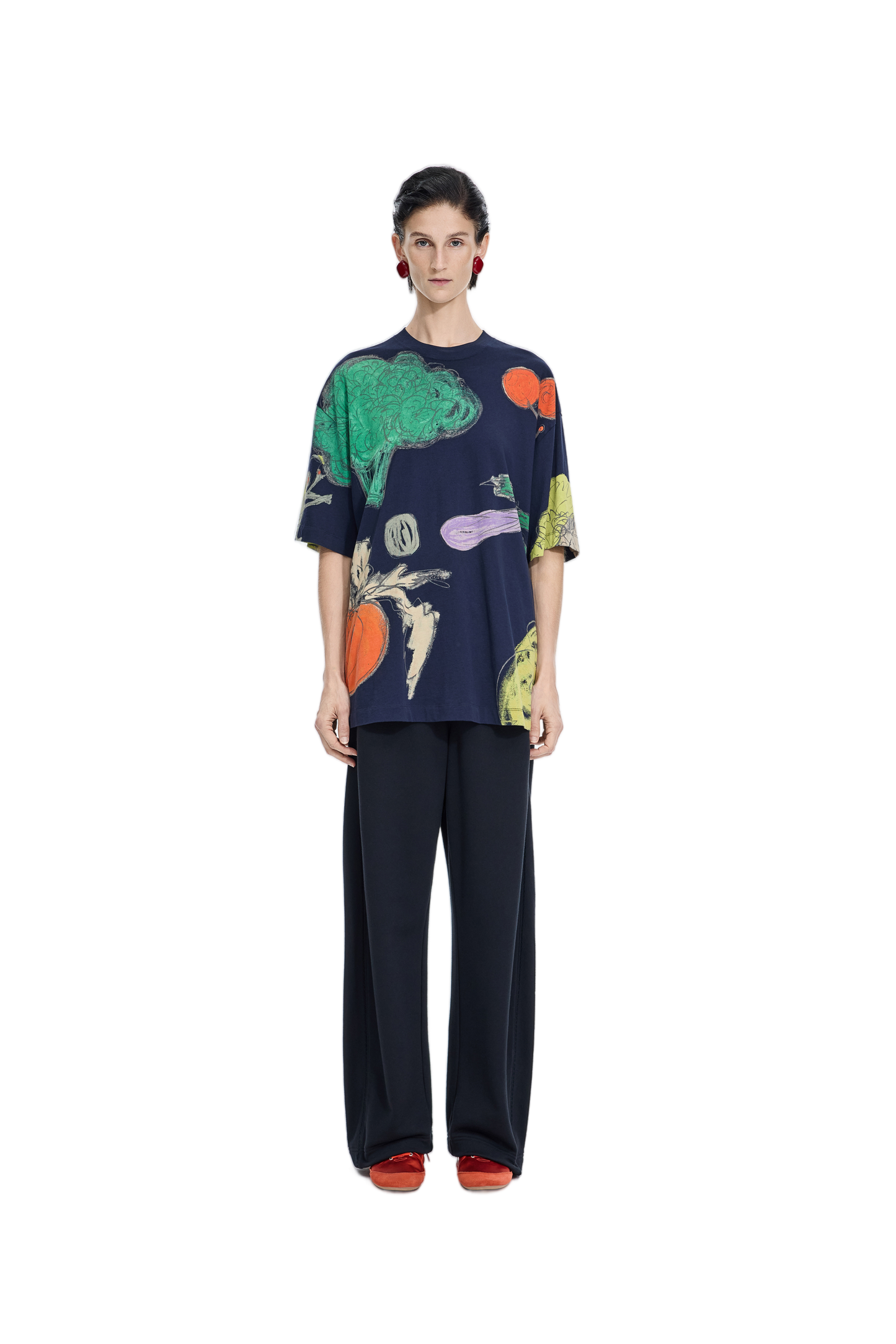 T-Shirt / JNBY Vegetable Graphic Cotton T-Shirt