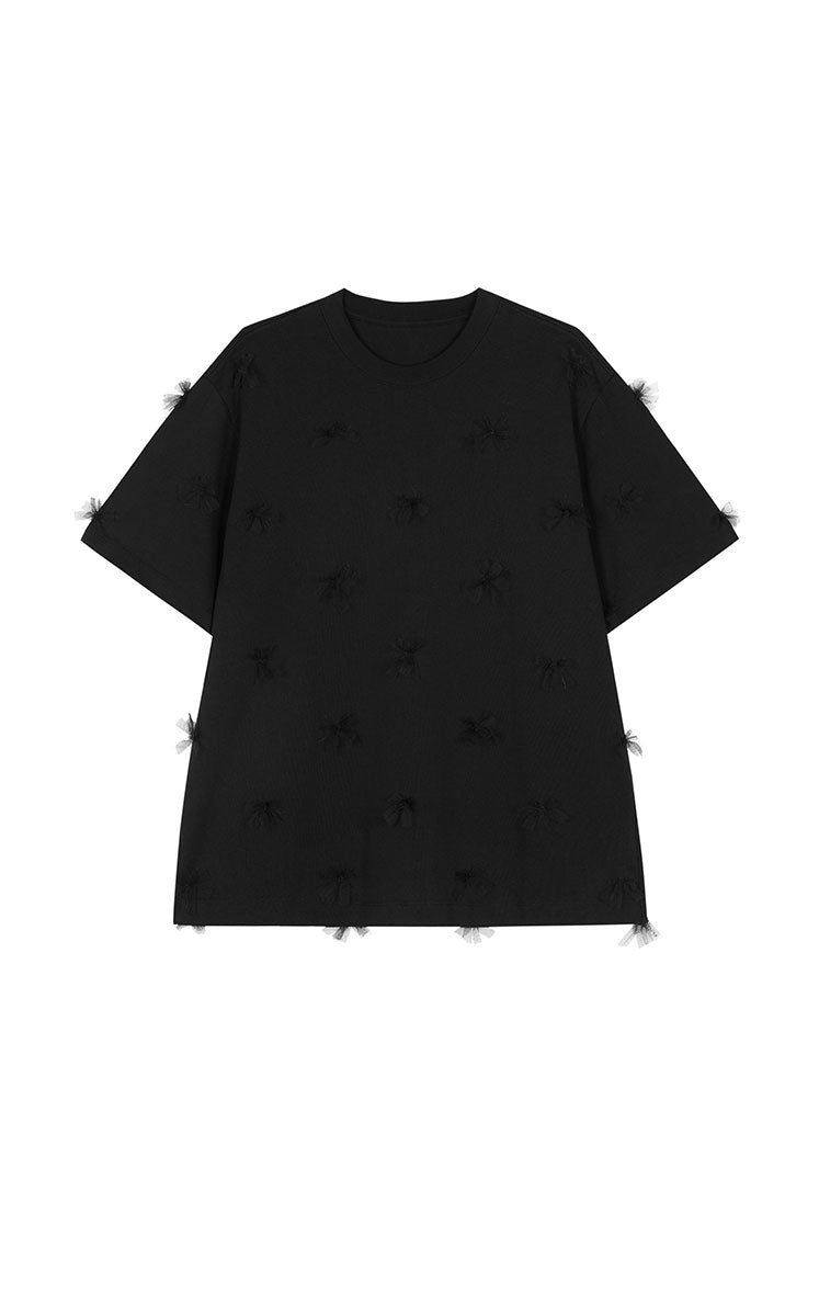 T-shirt / JNBY Floral Relaxed Cotton T-Shirt