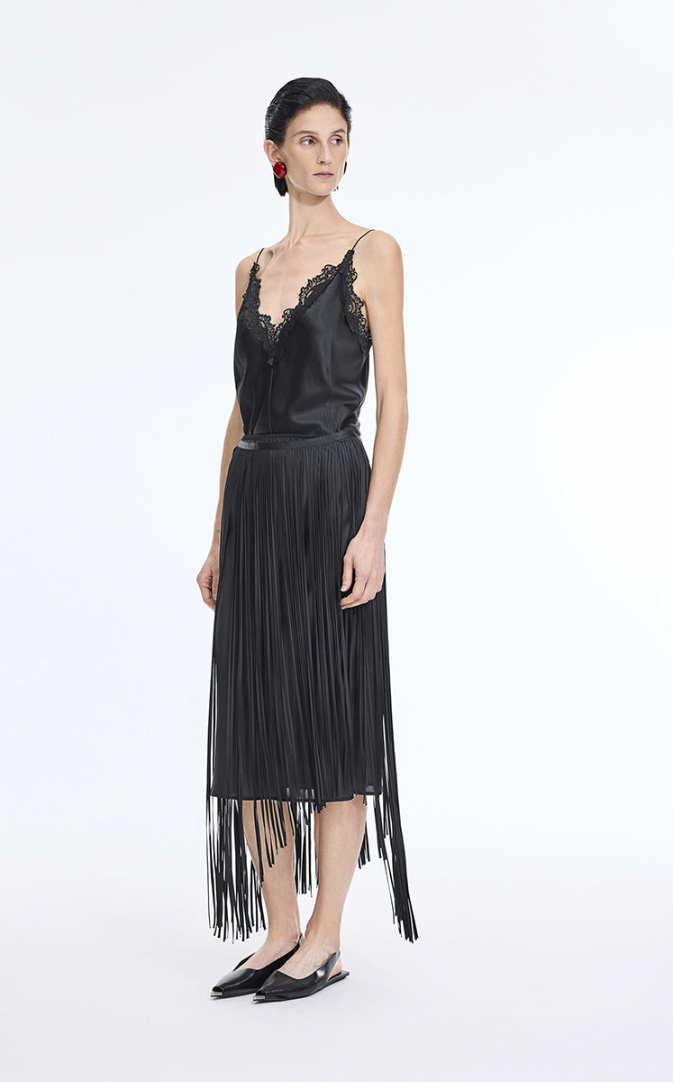 Vest / JNBY Lace Trim Acetate Blend Camisole Tank