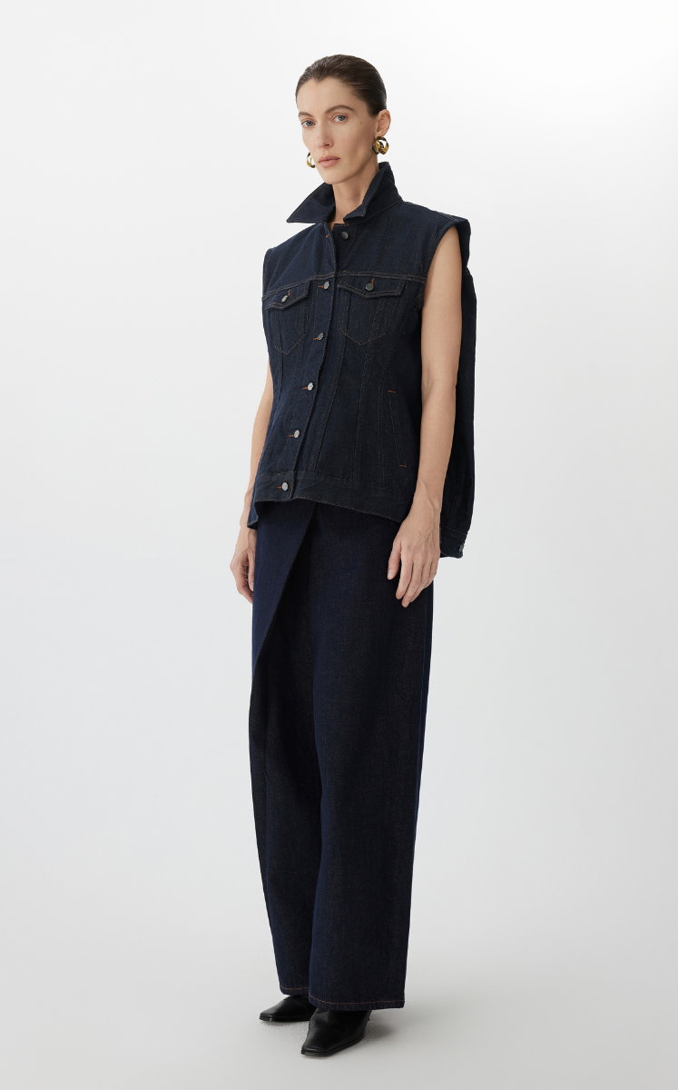 Vest / JNBY Oversized Mid-Length Vest Black