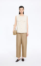 Vest / JNBY Drawstring Denim Mid-Length Vest