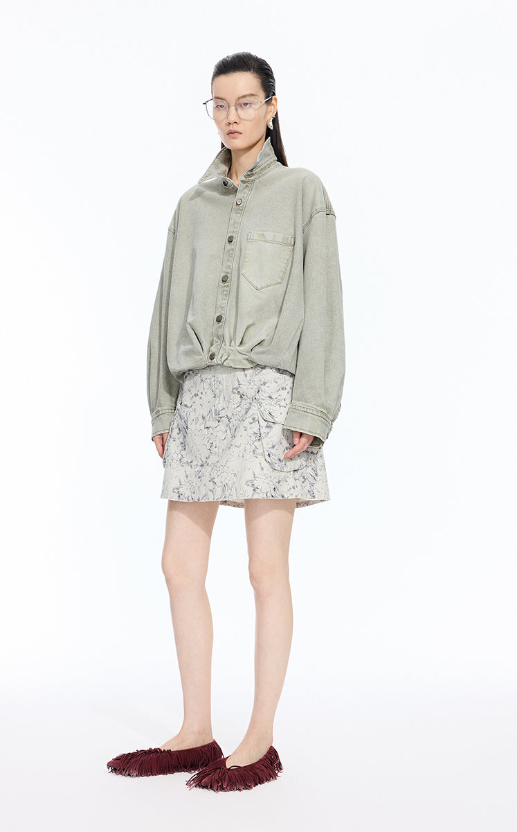 Jacket / JNBY Relaxed Vintage Denim Jacket
