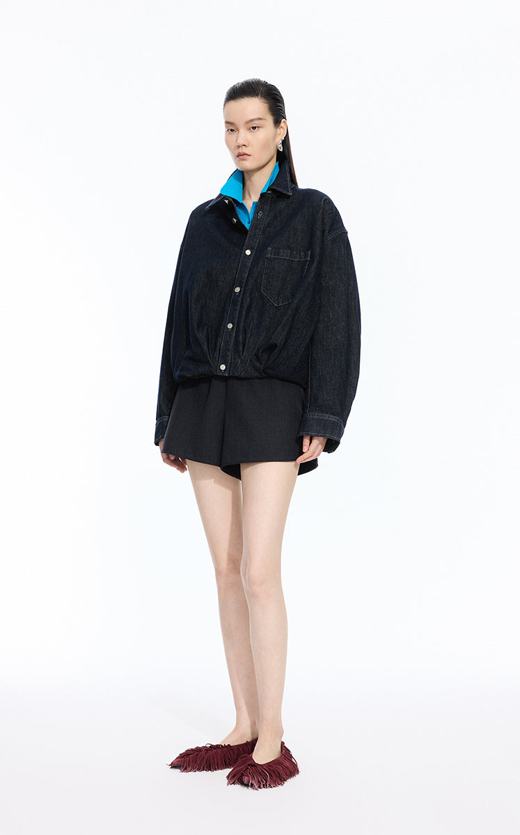 Jacket / JNBY Relaxed Vintage Denim Jacket