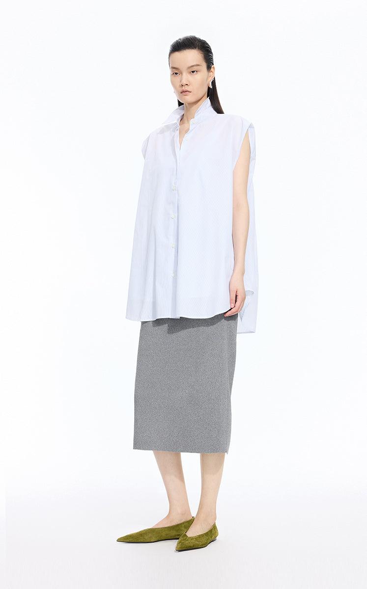 Skirt / JNBY Mid-Length Stretch Waist Skirt