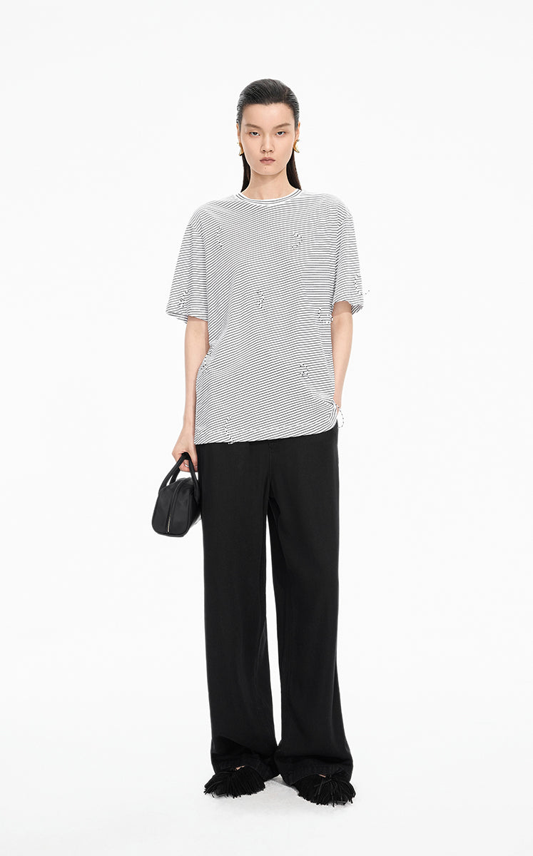 Pants / JNBY Eco-friendly Tencel Wide-Leg Jeans