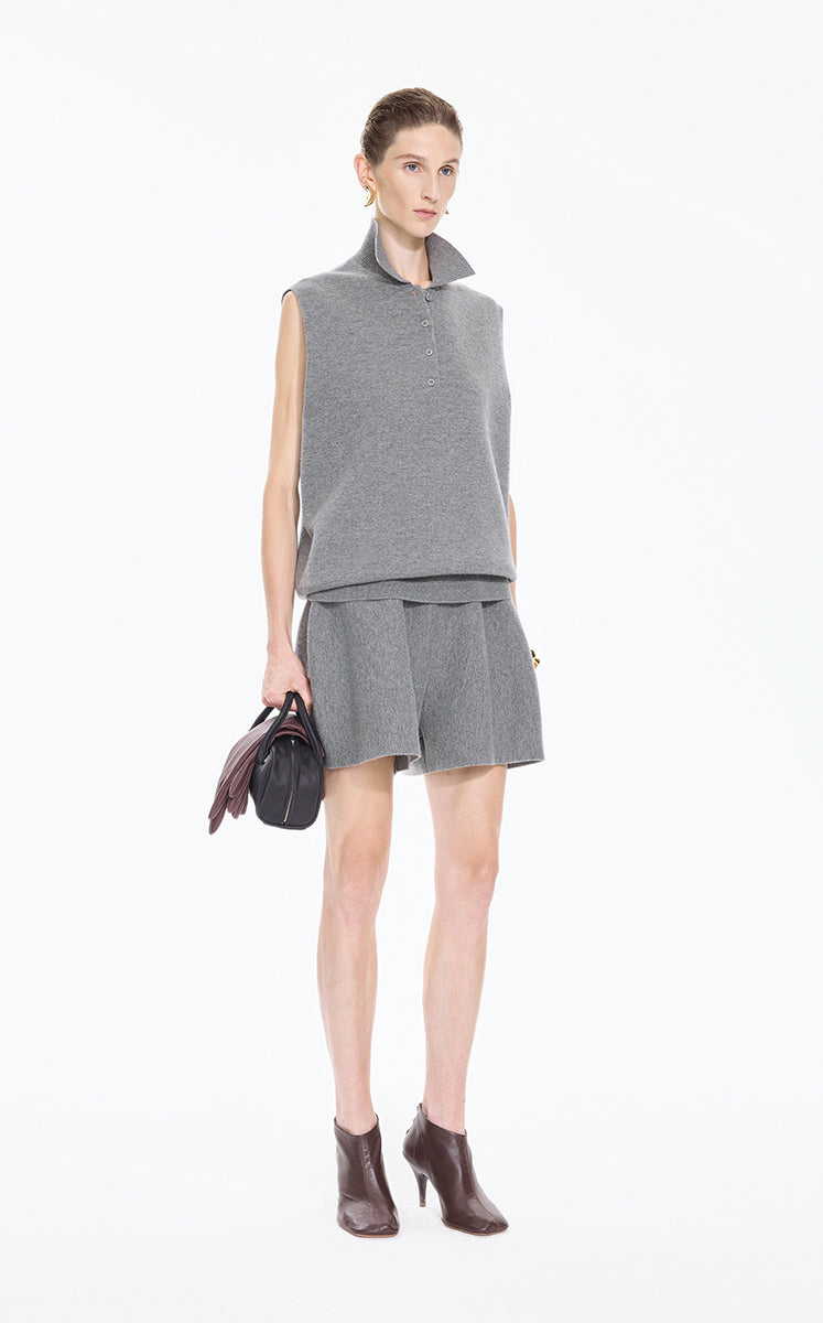 Sweater / JNBY Wool Polo Knit Vest