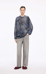 Sweater / JNBY Hand-Painted Mohair Blend Pullover