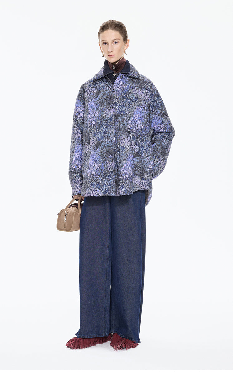 Coat / JNBY Oversized Quilted Shirt Puffer