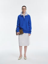 Sweater / JNBY Mohair Wool Blend Collared Pullover