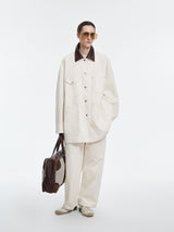 Jacket / JNBY Oversized Cotton Corduroy Long Jacket