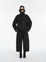 Coat / JNBY Wool Blend Double-Face T-Silhouette Coat