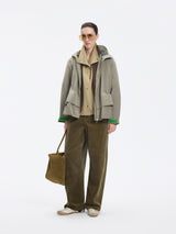Pants / JNBY Cotton Corduroy Wide Leg Cargo Pants