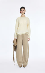 Sweater / JNBY Machine-Washable Merino Wool Pullover