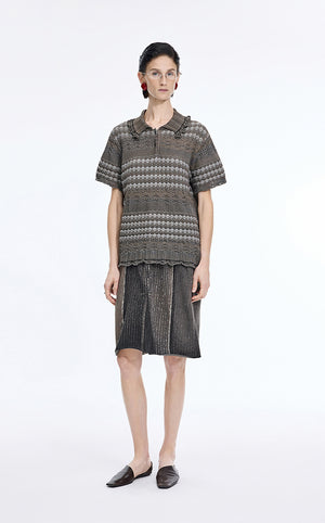 Skirt / JNBY Mid-Length Stretch Waist Skirt
