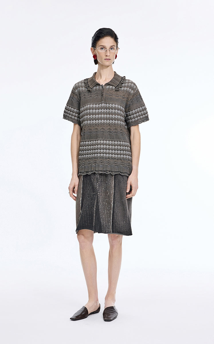 Skirt / JNBY Mid-Length Stretch Waist Skirt