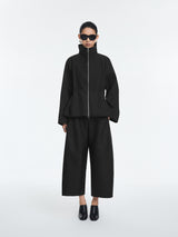 Pants / JNBY 100% Wool Wide-Leg Cropped Trousers