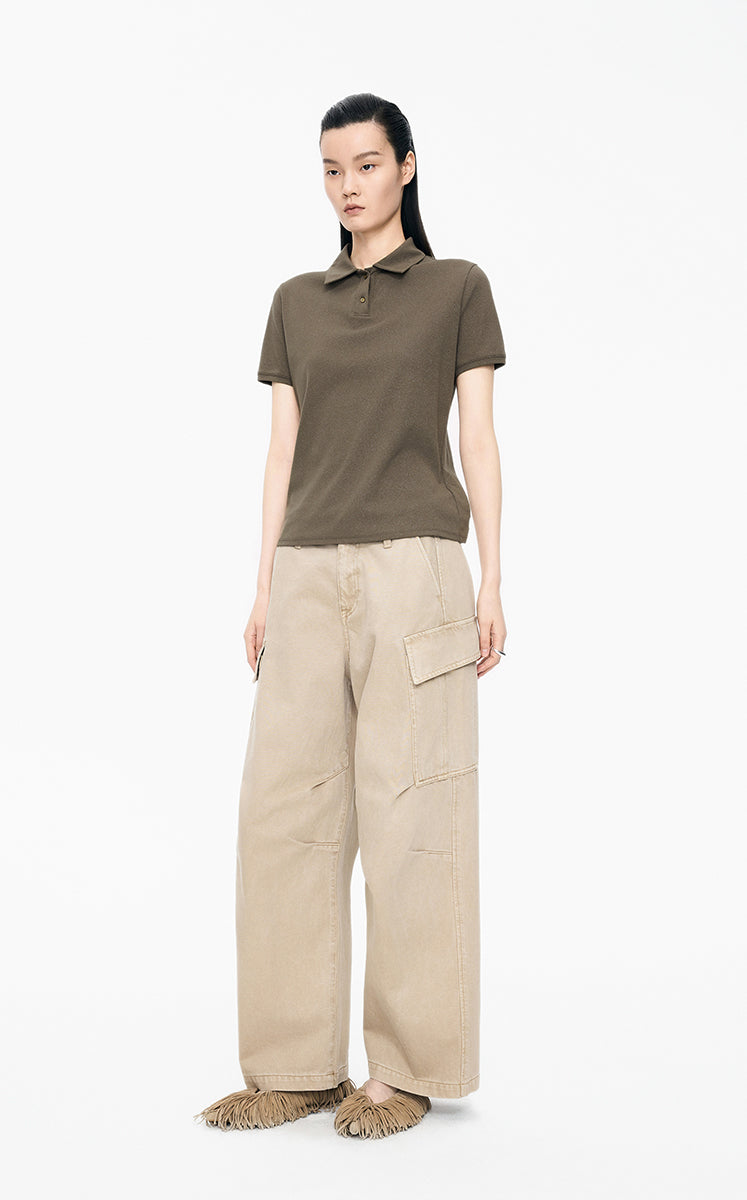 T-Shirt / JNBY Classic Cotton Polo Tee