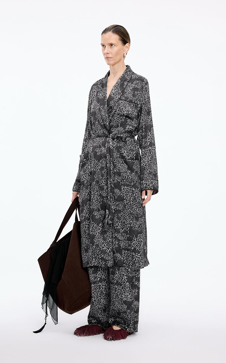 Pants / JNBY Drawstring Wide-Leg Maxi Pants