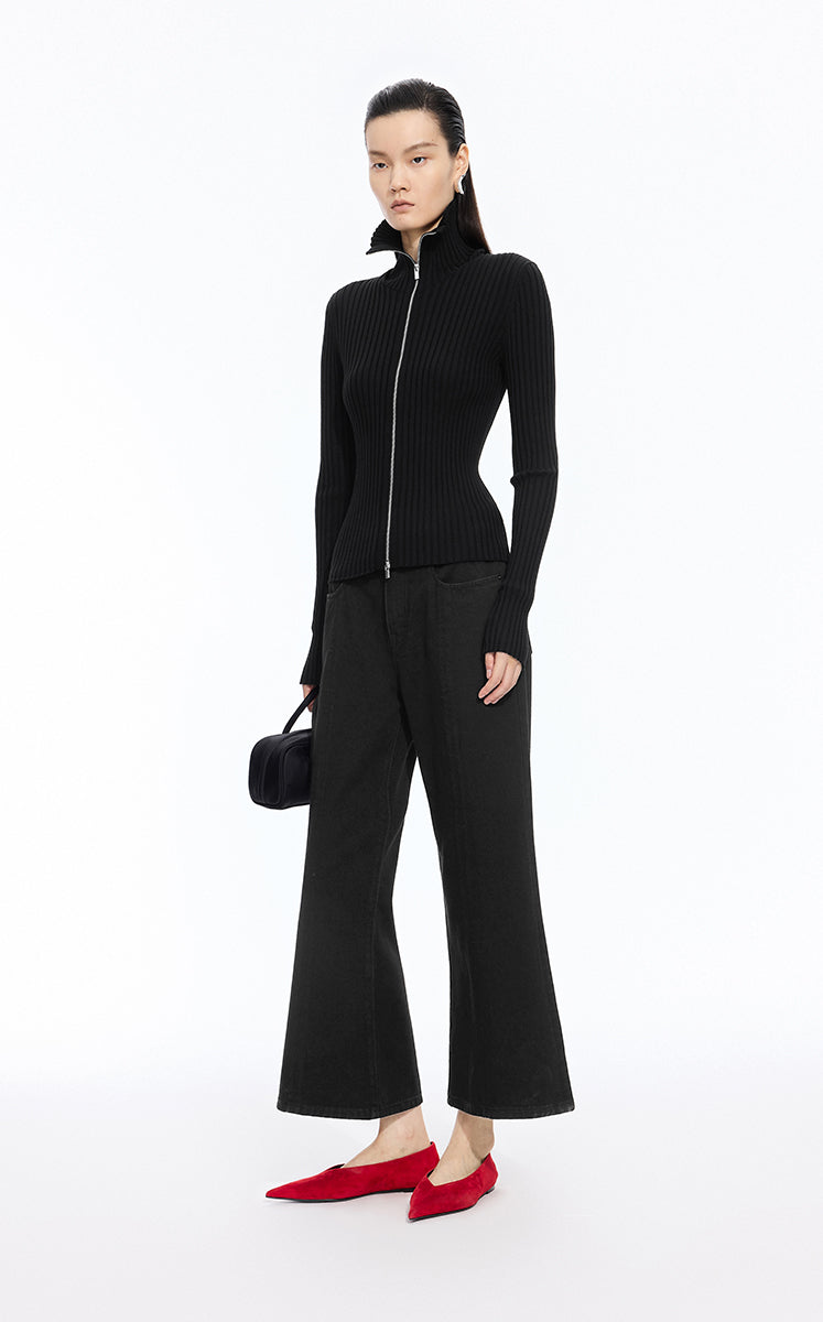 Pants / JNBY Wide-Leg Cropped Jeans