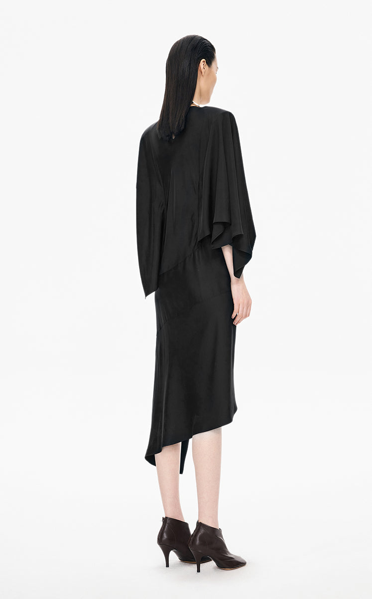 Dress / JNBY T-Silhouette Cupro Wrap Dress