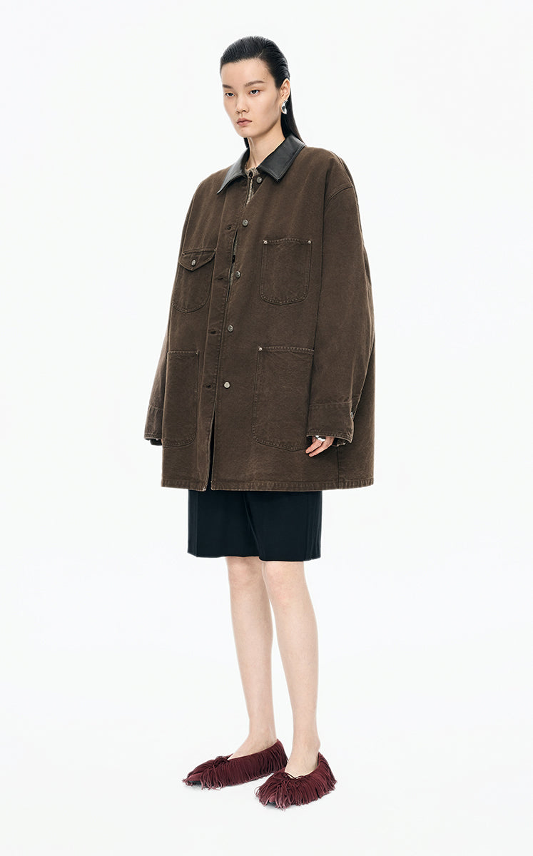 Jacket / JNBY Oversized Cotton Utility Jacket