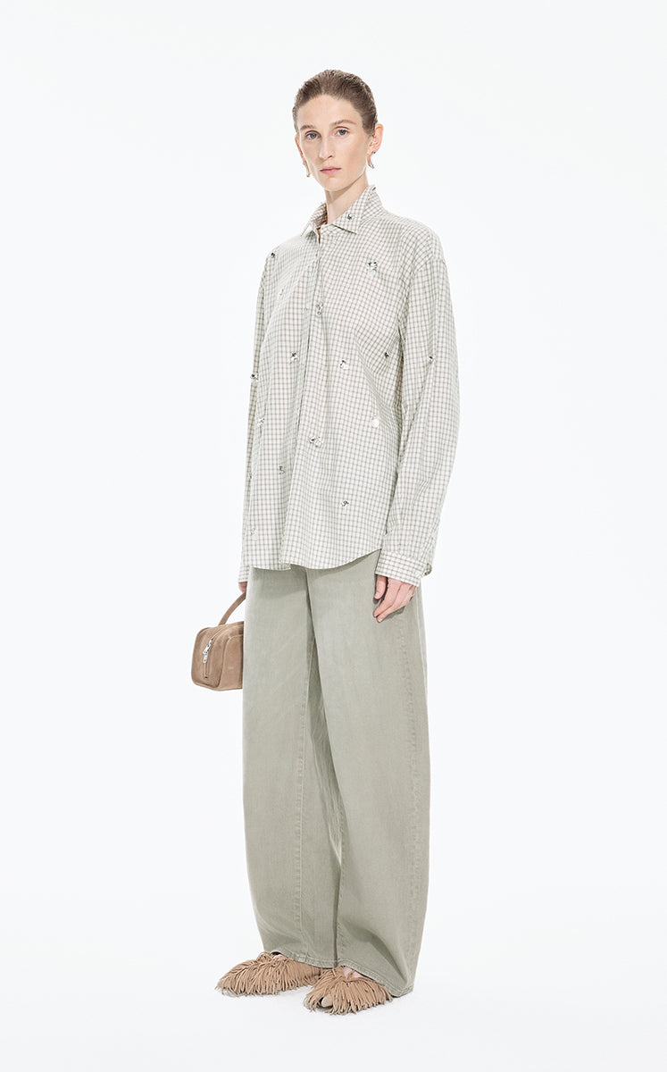 Pants /(ESG) JNBY Relaxed Banana Denim Trousers